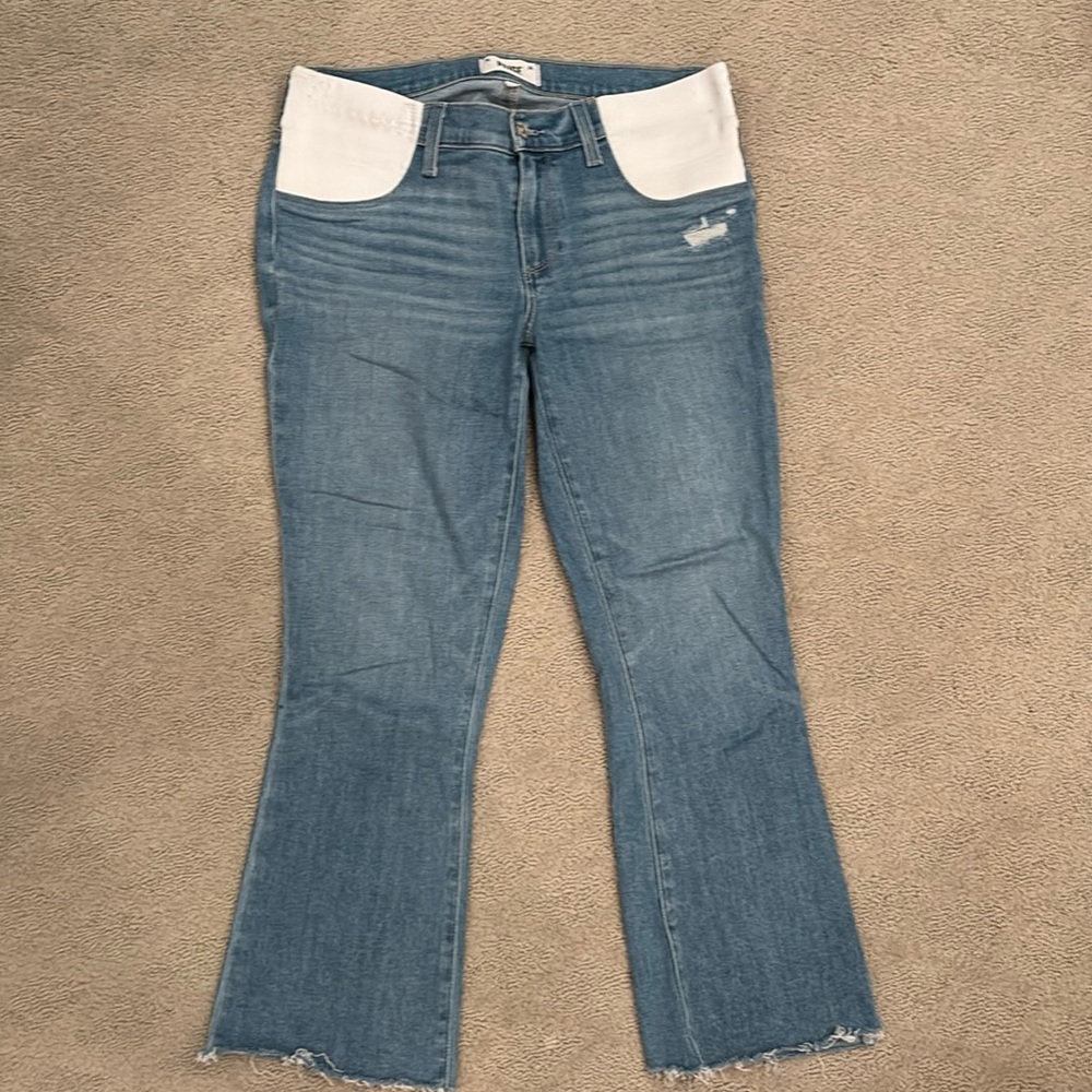 Paige Maternity Colette Crop Flare Jeans